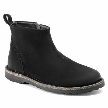 Dámské Boty Birkenstock Melrose Semišové Læder Černé | CZ 338DFM